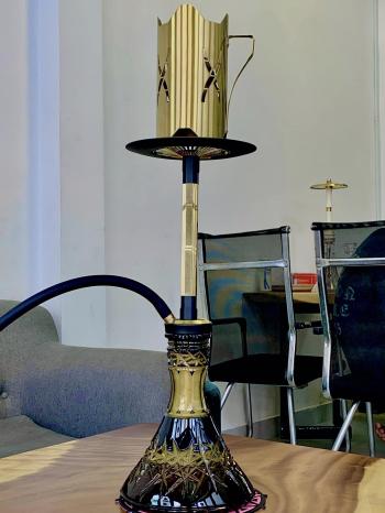 Bình shisha mạ vàng ORO